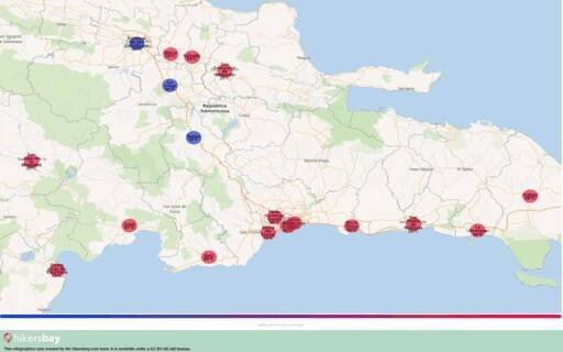 Počasí v Dominikánská republika v Prosinec 2025. Je to nejlepší doba pro cestu? hikersbay.com
