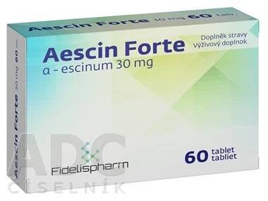 AESCIN Forte 30 mg - Fidelispharm tbl 1x60 ks