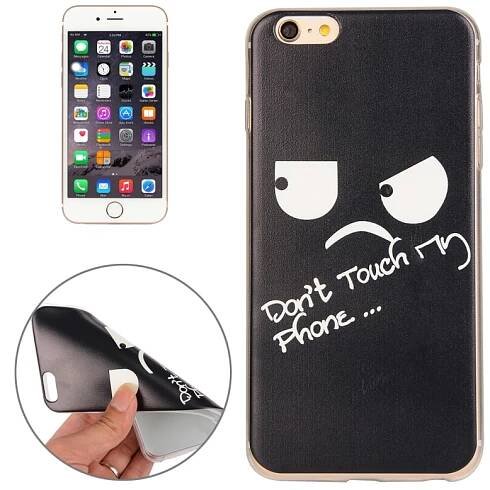 Ochranný plastový kryt pro Apple iPhone 6S / 6 – Don't touch my phone