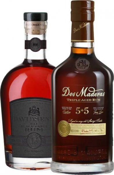 Set Davidsen's XO Black Label + Dos Maderas PX 5+5 - Tmavý rum | Svět nápojů