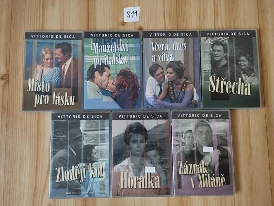 Vittorio De Sica kolekce 7 DVD PRODEJ SBÍRKY Pavool Nr.s11