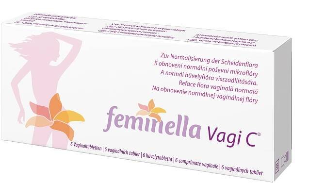 Feminella Vagi C vaginální tablety 6 ks