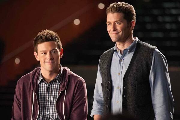 Cory Monteith and Matthew Morrison star in the "Lights Out" episode of GLEE airing Thursday, April 25, 2013 (9:00-10:00 PM ET/PT) on FOX.