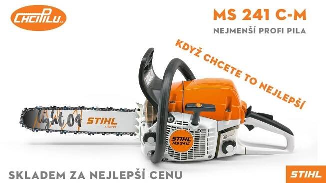 Nejmenší profi pila STIHL MS 241 C-M skladem! :: ChciPilu.cz