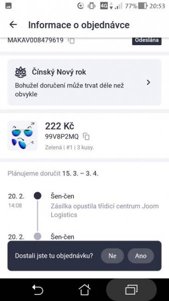 JOOM. Recenze? - Modrý koník