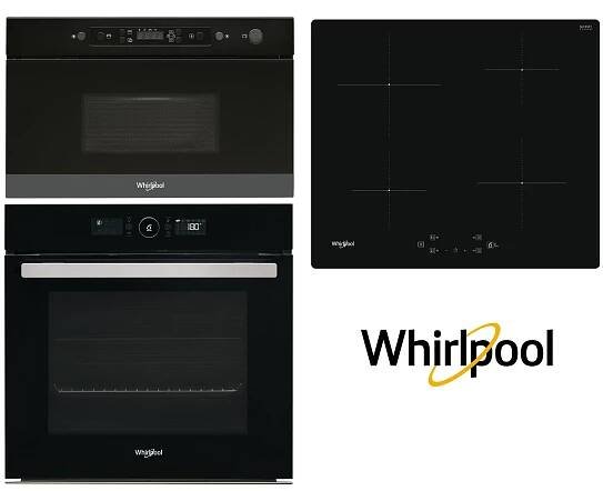 WHIRLPOOL Set WHIRLPOOL AKZ9 6230 NB + AMW 4920 NB + WS Q7360 NE + Záruka 5 let na MOTOR VENTILÁTORU trouby