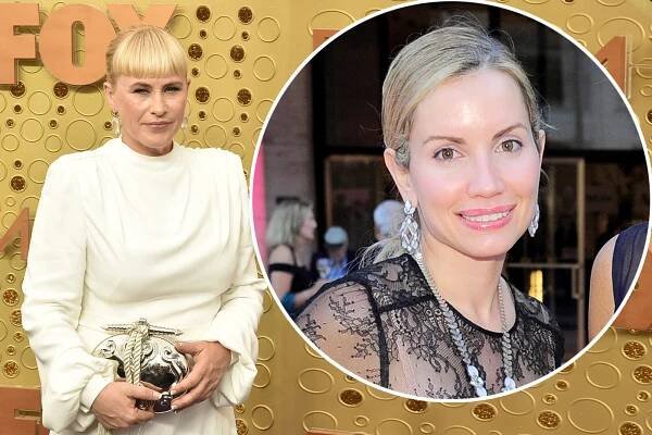 Patricia Arquette and Joss Sackler