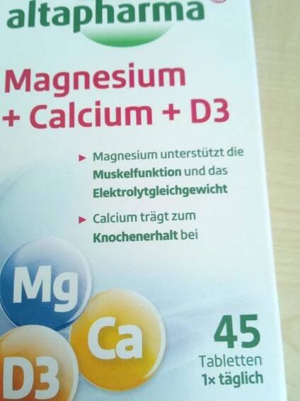 Magnesium + Calcium + D3 Altapharma