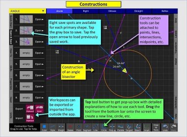 Geometry Ace user manual and introduction slide tutorial. | Interactive Mindware LLC