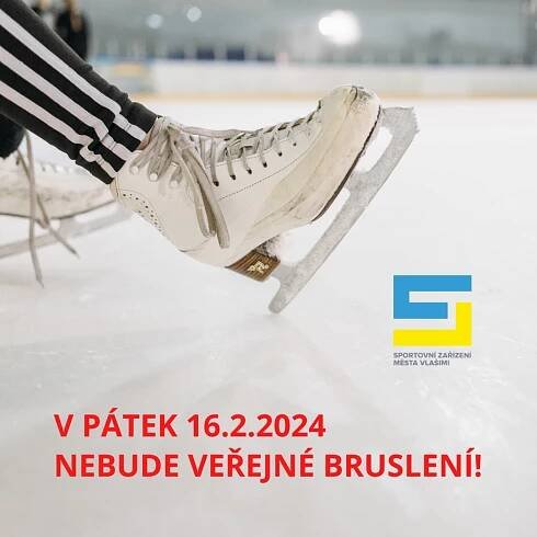 16.2. zrušeno večerní bruslení - Sportovní zařízení města Vlašimi