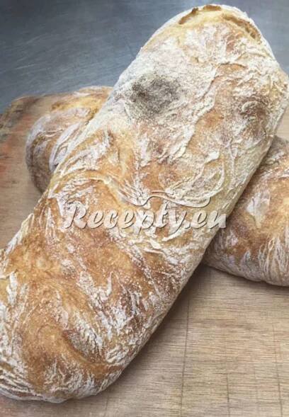 ᐉ Domácí ciabatta s bylinkami - recepty.eu