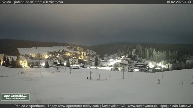 WebCam Archiv: Kvilda - pohled od sjezdovky