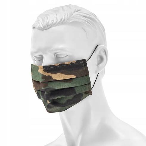 Ochranná maska maskáčový MB bavlněná