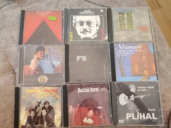 Mix českých interpretů - Plíhal, Redl, Olympic aj. - 9x CD - Hudba