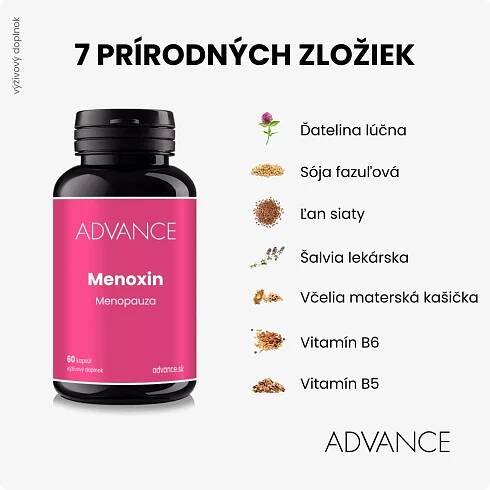ADVANCE Menoxin menopauza 1×60 cps, výživový doplnok