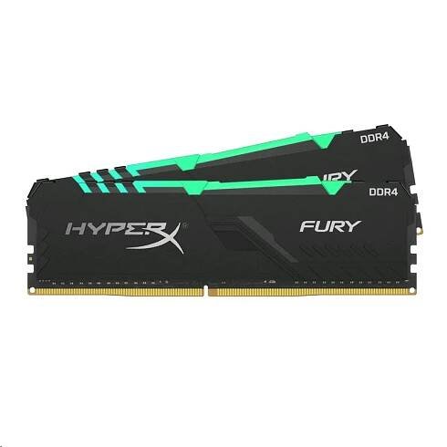 16GB DDR4-2666MHz CL16 HyperX Fury RGB, 2x8GB (HX426C16FB3AK2/16)