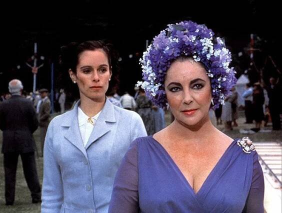 Rozbité zrcadlo - Z filmu - Geraldine Chaplin, Elizabeth Taylor