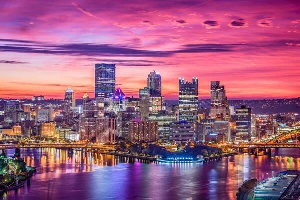 Pittsburgh, Pensylvánie, Usa — Stock obrázek