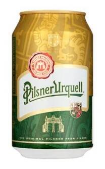 Pilsner Urquell 12°, světlý ležák (plechovka)