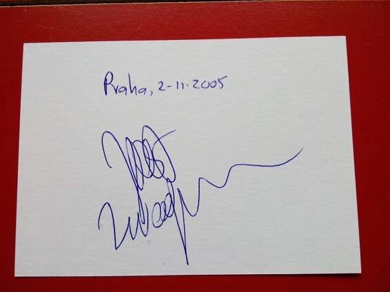 Joost Zwagerman podpis nizozemský spisovatel, 2005 - Antikvariát PCE