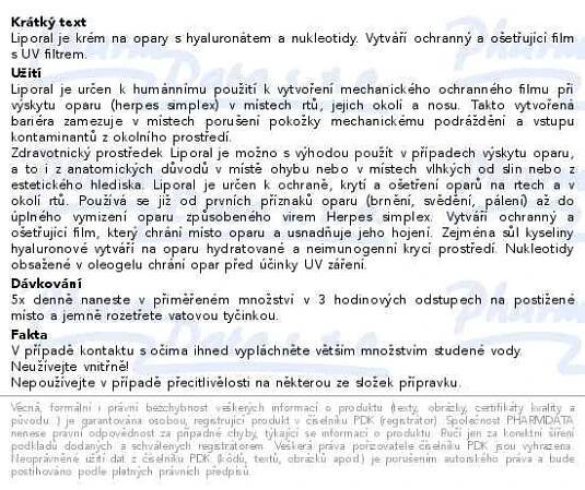 Favea Liporal 10g | Moje lékárna