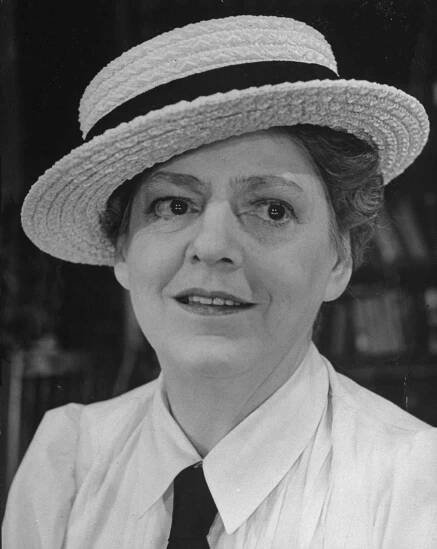 Ethel Barrymore performing in the play The Corn Is Green