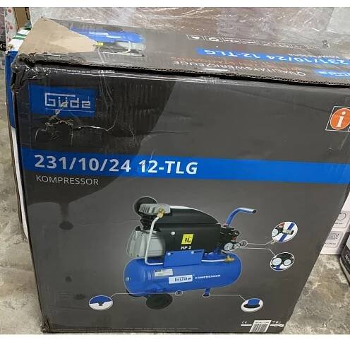 VÝPRODEJ GÜDE 231/10/24 Kompresor - set, 71166 POŠKOZENÝ OBAL, PO SERVISE!!