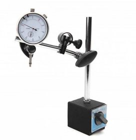 Magnetický stojánek a odchylkoměr (úchylkoměr) analogový číselníkový metrický, 0.01 mm - sada