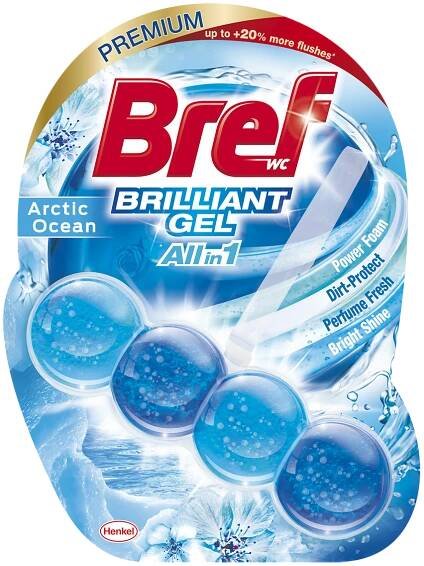 Nový Bref Brilliant Gel – Jednoducho brilantné prémiové WC bloky pre všestrannú čistotu a lesk | WomanMan