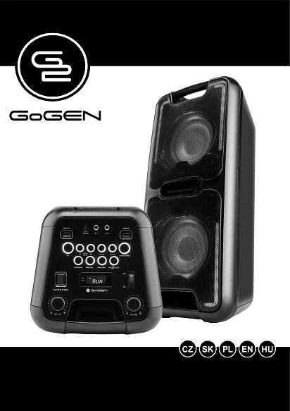 Manuál GoGEN BPS 686X Reproduktor