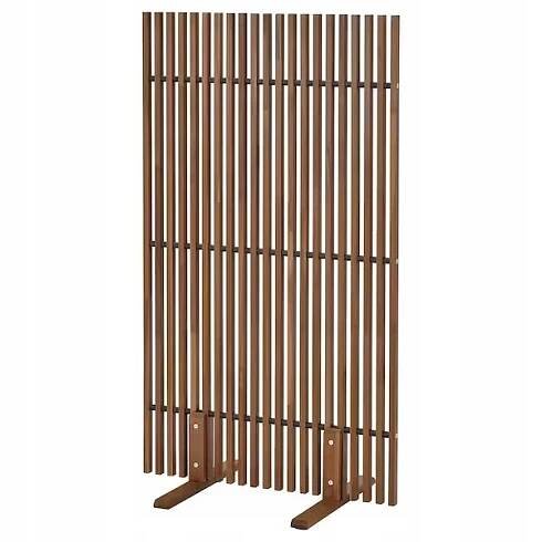 IKEA NAMMARO paraván světle hnědý, 140 x 80 x 50 cm