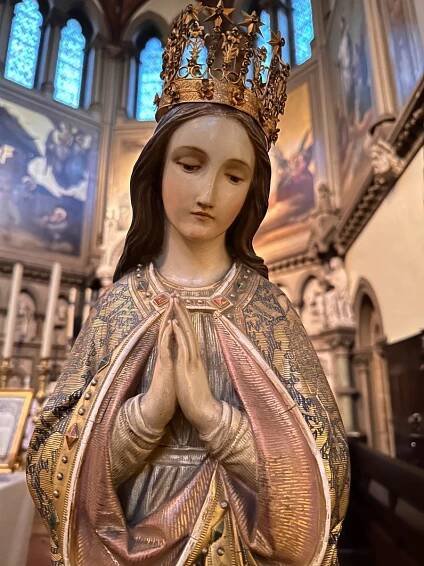 Salve Regina is our cry of gladness