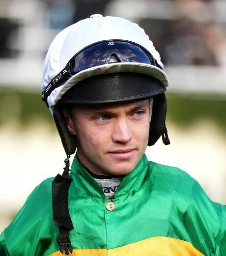 Jockey Michael O'Sullivan at Ascot Racecourse.