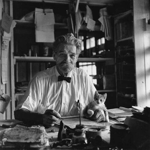 Dr Albert Schweitzer at Lambaréné, Gabon 1951