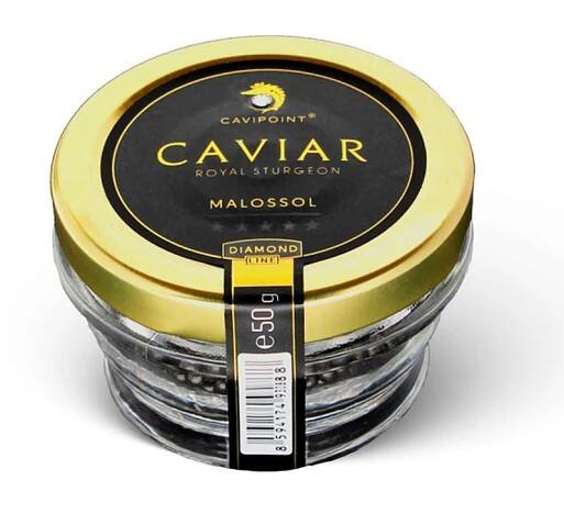 Nepasterizovaný kaviár z jesetera (Royal Amur) 50g