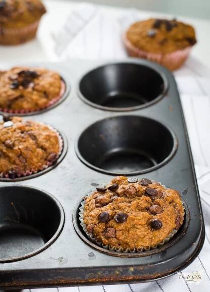 Celozrnné mrkvové muffiny bez cukru