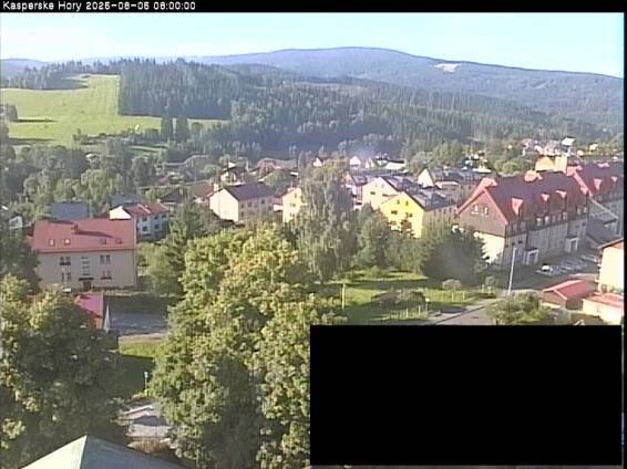WebCam Archiv: Kašperské Hory - pohled ke skiareálu