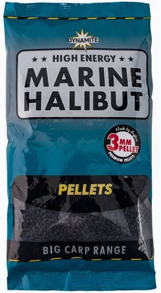 Dynamite Baits Marine Halibut method pelety 3mm hnědé