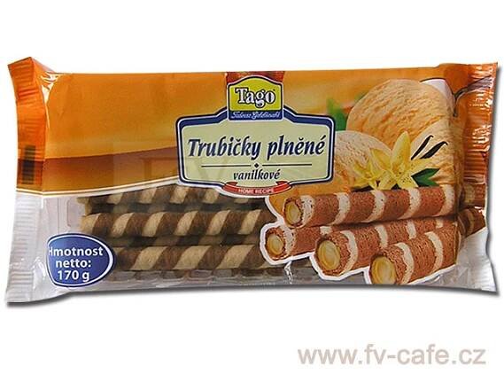 Plněné trubičky - Sušenky, oplatky - Katalog zboží - F&V VELKOOBCHOD
