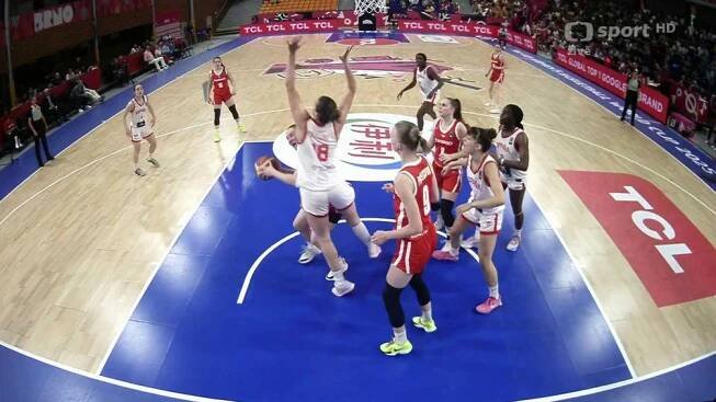 Španělsko - Česko - MS v basketbalu U19 2025 Česko