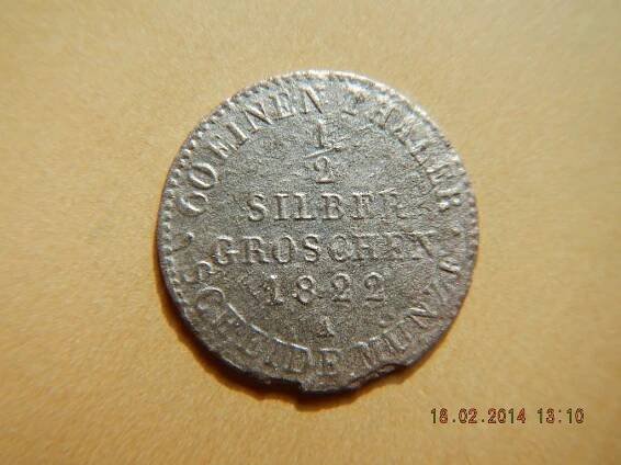 Fridrich Vilém III. (1797–1840) – 1/2 Silber Groschen | LovecPokladu.cz