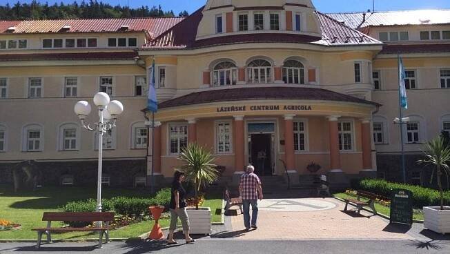 Lázeňské centrum Agricola, vstup | Krušnohorci