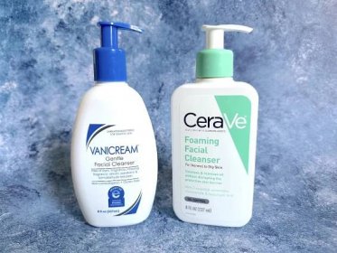 Vanicream Gentle Facial Cleanser vs CeraVe Foaming Facial Cleanser
