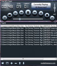 Free MP3 Player - Media Freeware Download