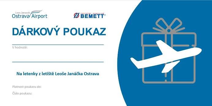 Dárkový poukaz na letenky | Letiště Ostrava