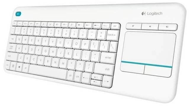 Zvětšit obrázek Klávesnice Logitech Wireless Keyboard K400 Plus, CZ bílá