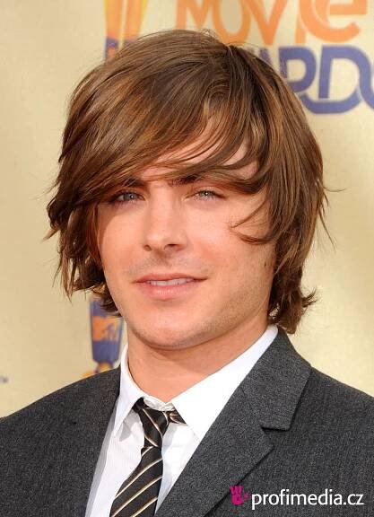 Zac Efron - celebrity účes - HappyHair