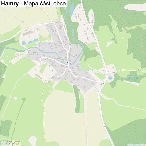 Hamry - mapy | Kurzy.cz
