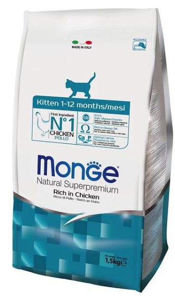 Monge Natural Superpremium Kitten - 1,5 kg v Zoohit.cz