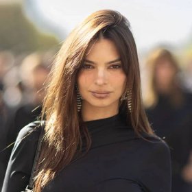 Emily Ratajkowski Takes Our Breath Away In An Off-The-Shoulder Crop Top And New 'Bombshell' Bangs As Fans Say She Looks 'Amazing'